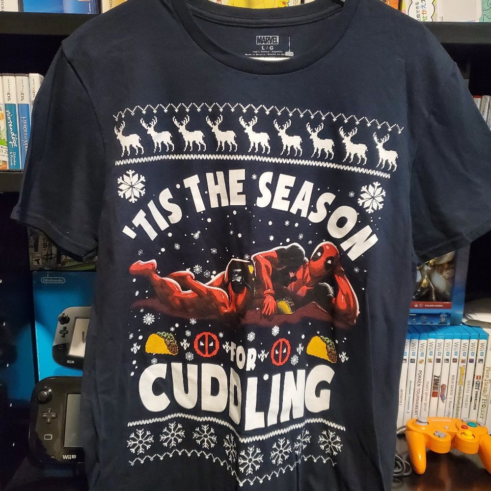 Marvel Deadpool Christmas Men's Short Sleeve Tee